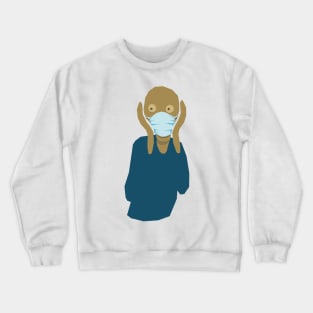 Munch screams safely Crewneck Sweatshirt